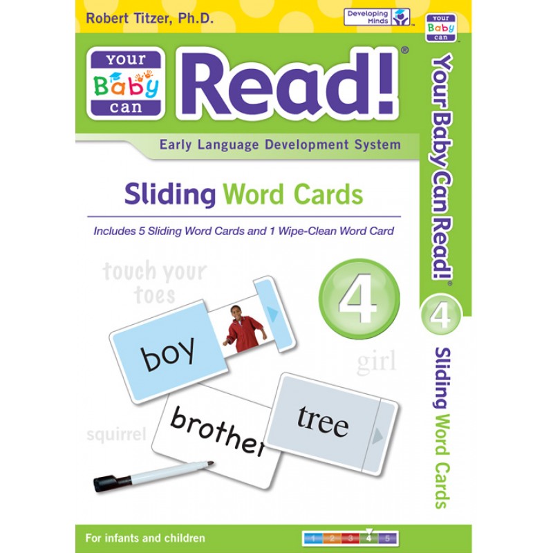 Sliding Word Cards Volume 4 (Green Cover)