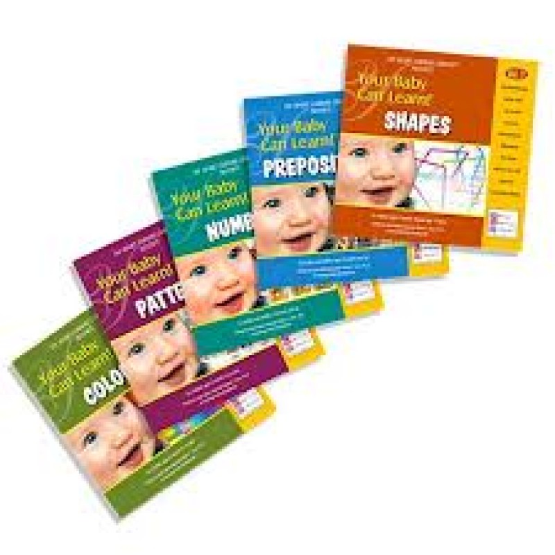 YOUR BABY CAN LEARN! 5-BOOK SET (FREE BONUS: FIRST YOUR BABY CAN DISCOVER DVD! 5 BOOKS FOR ONLY $14.95!)
