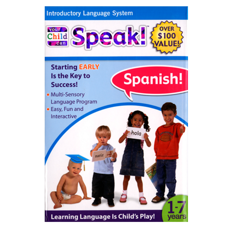 Your Child Can Speak! Spanish (The instructions are in English and the word cards are bilingual.) 