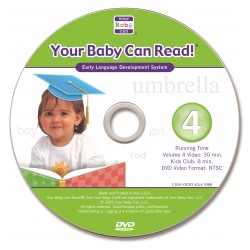 Volume 4 YBCR DVD (NEWER VERSION OF YOUR BABY CAN READ!)