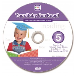 Volume 5 YBCR DVD (NEWER VERSION OF YOUR BABY CAN READ!)